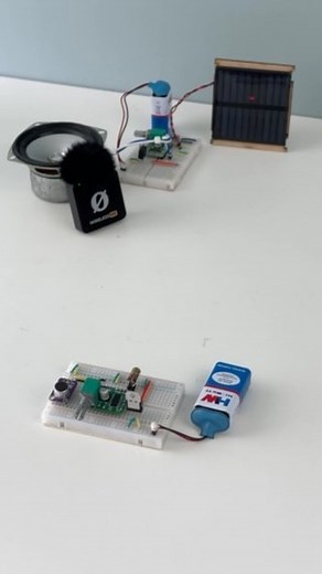 Circuit Digest on Instagram: "Dive into the world of futuristic audio with our latest DIY project: wireless audio transfer using laser light! Follow @circuit_digest #trending #laseraudio #lifi #electronics #innovation #diyprojects #techdiy #audio #transmitter"