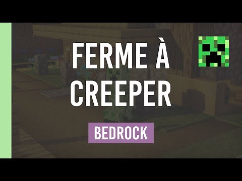 FERME A CREEPER ! Minecraft BEDROCK 1.17 (MCPE/Xbox/PS4/Nintendo Switch/Windows10)
