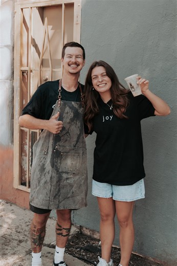 Large iced hallelujah, half sweet, no cinnamon, nonfat milk… Kuppa Joy managers are true coffee geniuses! | Kuppa Joy Coffee House