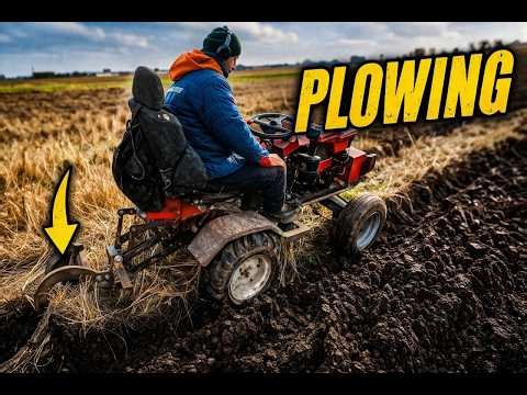 Traditional Farming 🚜 Plowing & Hand Seeding (Full Process)