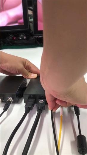 HDMI fiber extender can up to 20km long-distance transmission#HDMIFiberExtender #AirportAVSolution