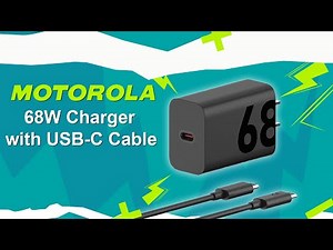 Motorola Turbo Power 68W USB-C Charger 🔥 Unboxing & FREE Giveaway