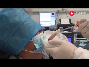Nasal packing was removed after nasal septum surgery