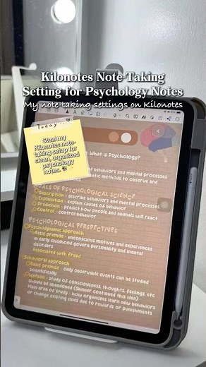 PSYCHOLOGY NOTE-TAKING SETUP YOU NEED 🧠📚#digitalnotes #digitalnotetaking #notetaking