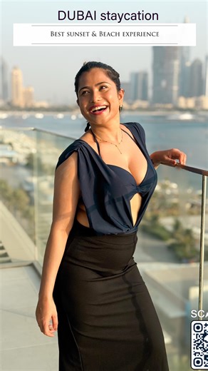 Savitri Roy | A Perfect Sunset Staycation in Dubai’s Palm Jumeirah @radissonresortpalmjumeirah 🏝️🌊⚓️🌅🥰 We explore a stunning staycation at the Radisson... | Instagram