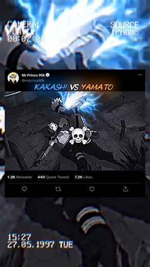 Kakashi Vs Yamato #naruto #anime #shorts