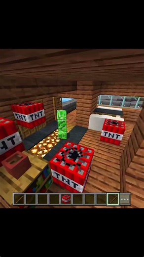 TNT Se Banaya Sabse Safe Ghar... Aur Sabse Pehle Wahi Udd Gaya 😂 | Minecraft Shorts
