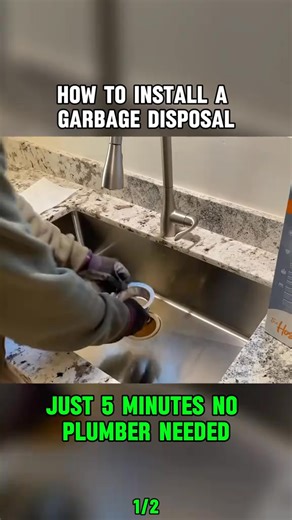 How To Install a Garbage Disposal #garbagedisposal #plumber #plumbing | Wiley Norton