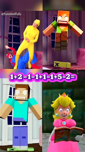 Minecraft Mario Animation meme.. #minecraft #mario #supermariobros