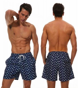 [Hot Item] Popular Fitness Swimwear Beachwear Men Swimming Trunks Mens Swim Board Shorts