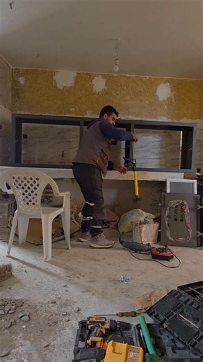 ‎welding workshop للحام‎ on Instagram: "Kitchen installation"