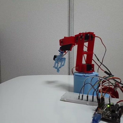 [Arduino] 3Dプリント 自作ロボットアーム