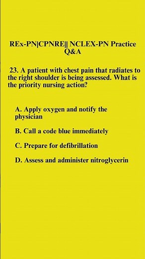 #23. REx-PN|| CPNRE || NCLEX-PN Practice Questions
