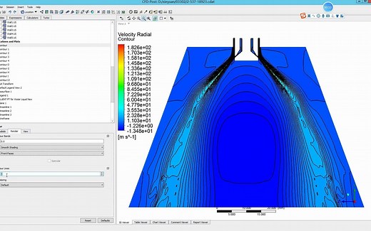 CFD-POST(云图等值线添加)5