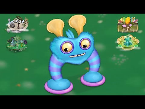 Scups - All Monster Sounds & Animations (My Singing Monsters)