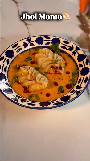 Authentic Nepali Jhol Momo Recipe 🥟| Juicy Momos in Spicy comforting gravy🤌🏻😍