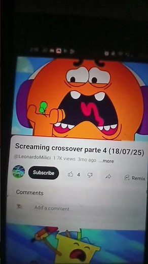 Cartoon Screaming Crossover