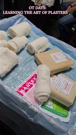 OT Days | Learning Plaster Techniques 🩺 | Clinical Postings BAMS