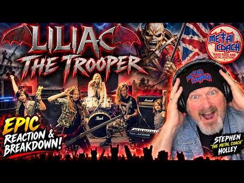 LILIAC “THE TROOPER” IS INSANE! 🔥 | Iron Maiden Cover Reaction & Breakdown