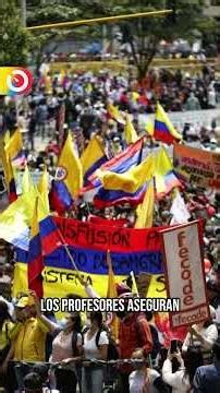 National teachers' strike: Fecode demands urgent solutions in the health system