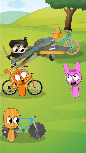 help pinky choose bike to save oren! 😭😭 #sprunki #sprunkiincredibox #sprunkianimation #sigma