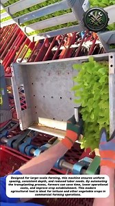 High-Speed Automatic Vegetable Transplanter | Precision Farming Technology