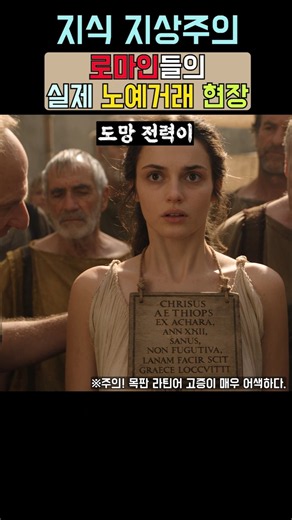 로마시대에는 노예를 어떻게 쇼핑했을까?