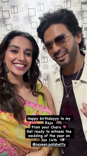 “Where Is My Birthday Gift?” – Naveen Polishetty’s Fun Moment with Meenakshi Chowdhary