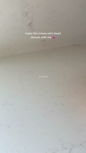 Making the Cutest Mini Heart Donuts 💗
