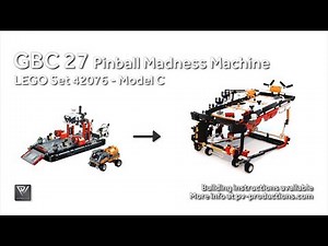GBC 27 Pinball Madness Machine - Building Instructions - 42076 C Model Hovercraft