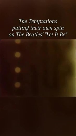 5.3K views · 12K reactions | The Temptations bring their signature soul to this Beatles classic, “Let It Be,” in an airing of ‘The Flip Wilson Show’ in 1970. | Temptations | Facebook
