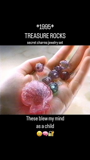 @a90slife | Treasure Rocks- secret charms jewelry set. 1995. . . . . . . . . . . . . . . #hasbro #90stoys #retrotoys #90s #90skid... | Instagram