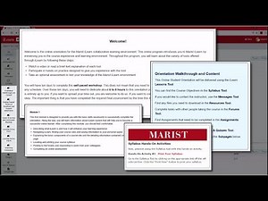 iLearn Sample Course Tour