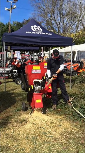Honda powered RedGum Chipper in Australia