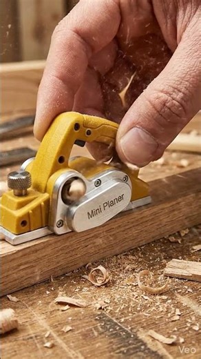 Smallest Wood Planer Ever Made🤯#minitools#miniaturetools#woodworking#tinytools#minipowertools