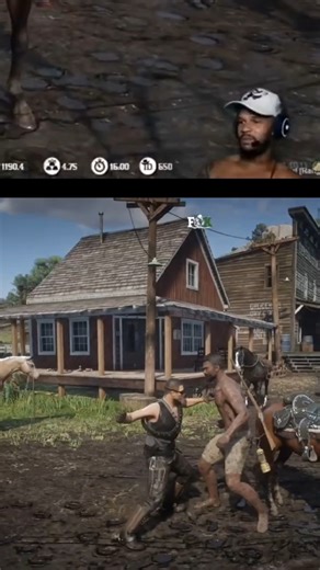 ELE tomou um coice do meu CAVALO NO RED DEAD REDEMPITION RP 😂 #rdr2 #gameplayrp