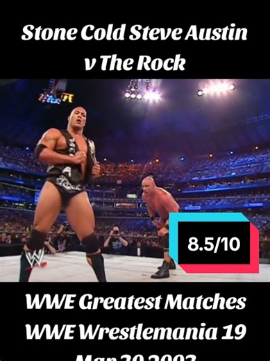 The two biggest stars of the Attitude Era go at it one last time The Rock v Stone Cold Steve Austin WWE Wrestlemania #wwe #wrestlemania #wrestling #stonecold #therock #wrestlingedit #edit #edits #matches #match #2003 5th Decade Wrestling Match Edits ©️