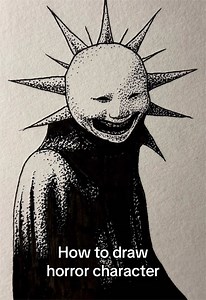 How to Draw Doctor Nowhere Horror Character (Easy)