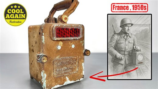 I Transformed This Rusty Lamp from 1950s ! 🔧✨