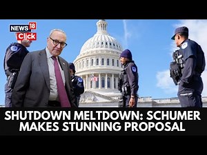 US Govt Shutdown To End? Schumer Offers Deal to End Shutdown With ACA Tax Credit Extension | N18G