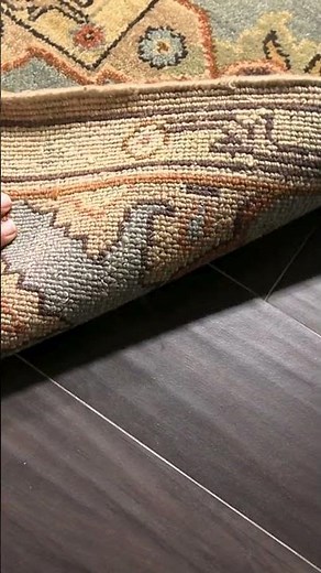 8x10 Hand Knotted Wool Tan Oushak Floral Oriental Area Rug 1