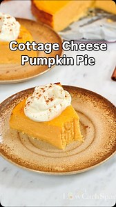 Cottage Cheese Pumpkin Pie 🎃🥧 (high-protein, crustless, cozy) Creamy, light, and full of warm pumpkin spice, this pie tastes like fall but doubles as a better-for-you treat. Blended cottage cheese makes it silky-smooth, low carb, and super satisfying. Why it’s on repeat: • ~20g protein vibes (depends on slice) • Naturally sweet, lightly spiced • No crust, no fancy tools—so easy • Keto-friendly option with low-carb sweetener Comment “recipe” and I’ll DM it to you. Save this for pumpkin season. 