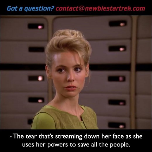 Olivia d'Abo is amazing in Star Trek TNG