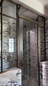 35K views · 18 reactions | Very happy with how this shower enclosure turned out! . . Designed by @rebeccawalkerinteriors . . . #handmade #fabrication #artisan #fab #interiordesign #design #brass #brassshower #shower #luxury #luxuryshower | dewintermetalworks | Facebook