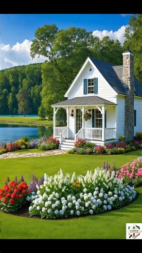 36K views · 961 reactions | Amazing Cottage Near Lake #house #dream #viral | Tiny House, Log Cabin and A-Frame | Facebook