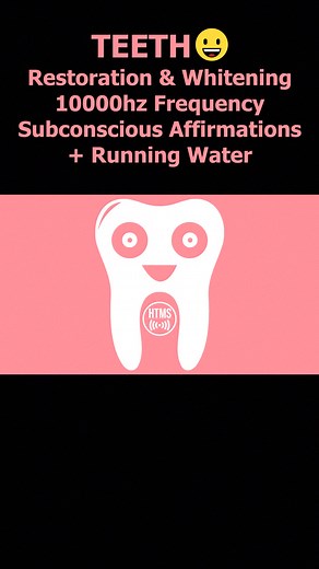 #sound #music #binaural #binauralbeats #teeth #teethwhitening #teethcare #teethtok #subconcious #affirmations #frequency #10000hz #runningwater