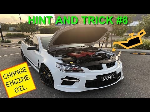HINTS AND TRICKS FOR VF COMMODORE #8 - ( Change engine oil soon error )