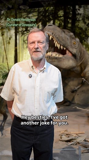 Dr. Henderson is back with a joke for #NationalJokeDay | Royal Tyrrell Museum of Palaeontology