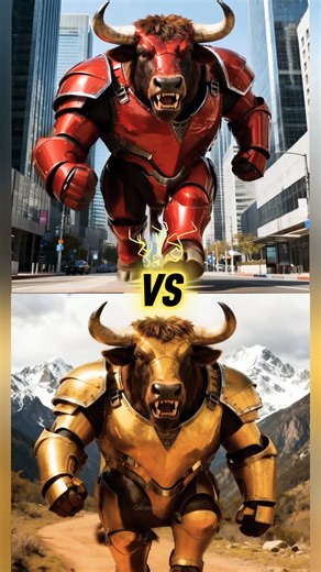 Bull vs bull color ( gold, purple, orange, green )
