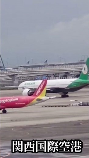 関西国際空港で飛行機見るなら展望デッキがおすすめ#飛行機 #関西国際空港 #shorts